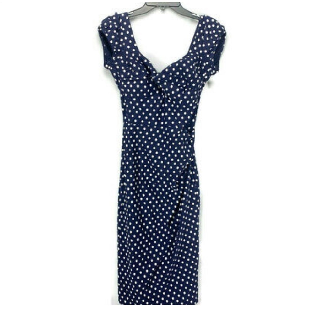Stop Staring 1940s poke-it-dot-dress NWT